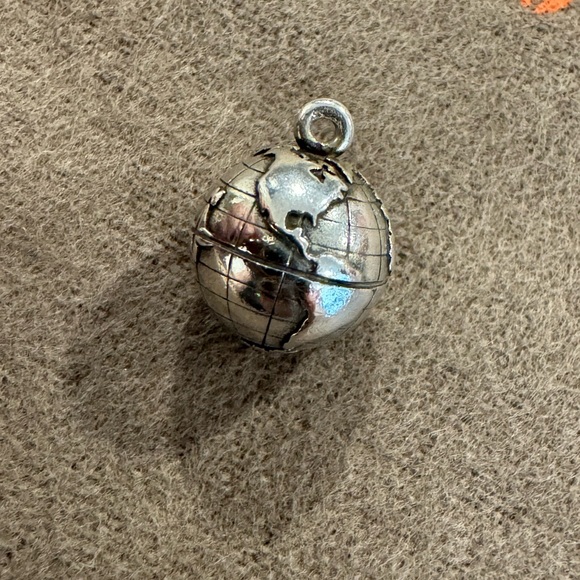 James Avery Sterling Silver Earth Charm - Picture 3 of 8